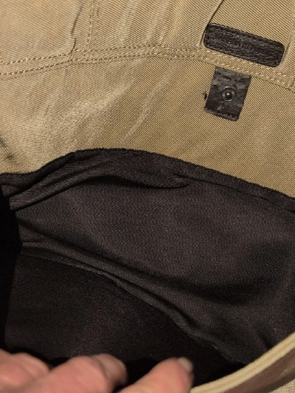 Banana Republic Beige And Brown Laptop Messenger Bag